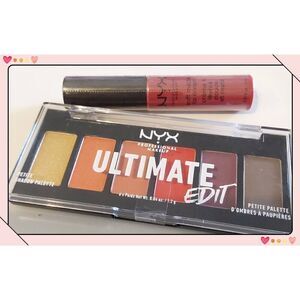NEW~NYX Professional Makeup Ultimate Edit Eye Palette & Lip Gloss Duo
